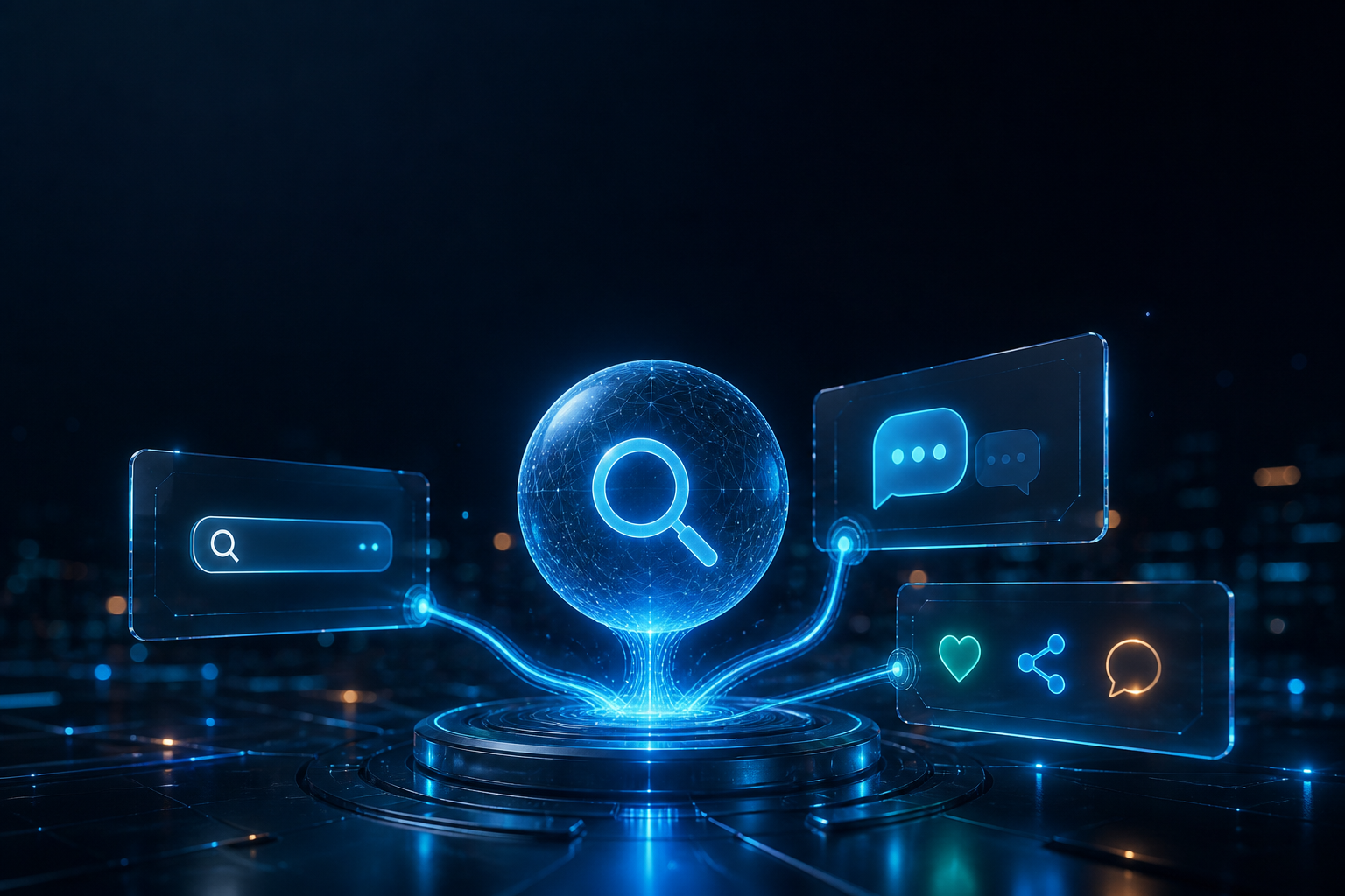 Estrategia de posicionamiento que conecta búsqueda en Google, respuestas de IA y redes sociales